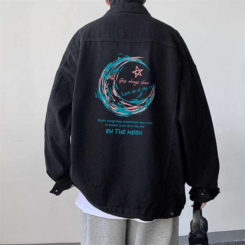牛仔夹克男大码牛仔外套男茄克 NJ77341-P60图片