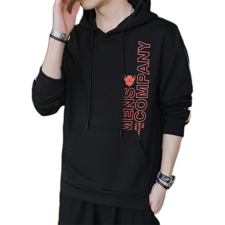 秋季卫衣男连帽潮ins春秋宽松潮流百搭2021新款男士秋装9080-P30,男装卫衣,星座308B-2