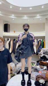 洋气拼色棒球服刺绣重工，其它，欧妮卡蒂蔓