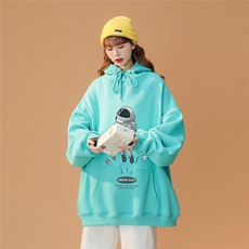 中性2024春季新品简约Uttlenger太空人连帽卫衣W292P35控58，男装卫衣，A247A