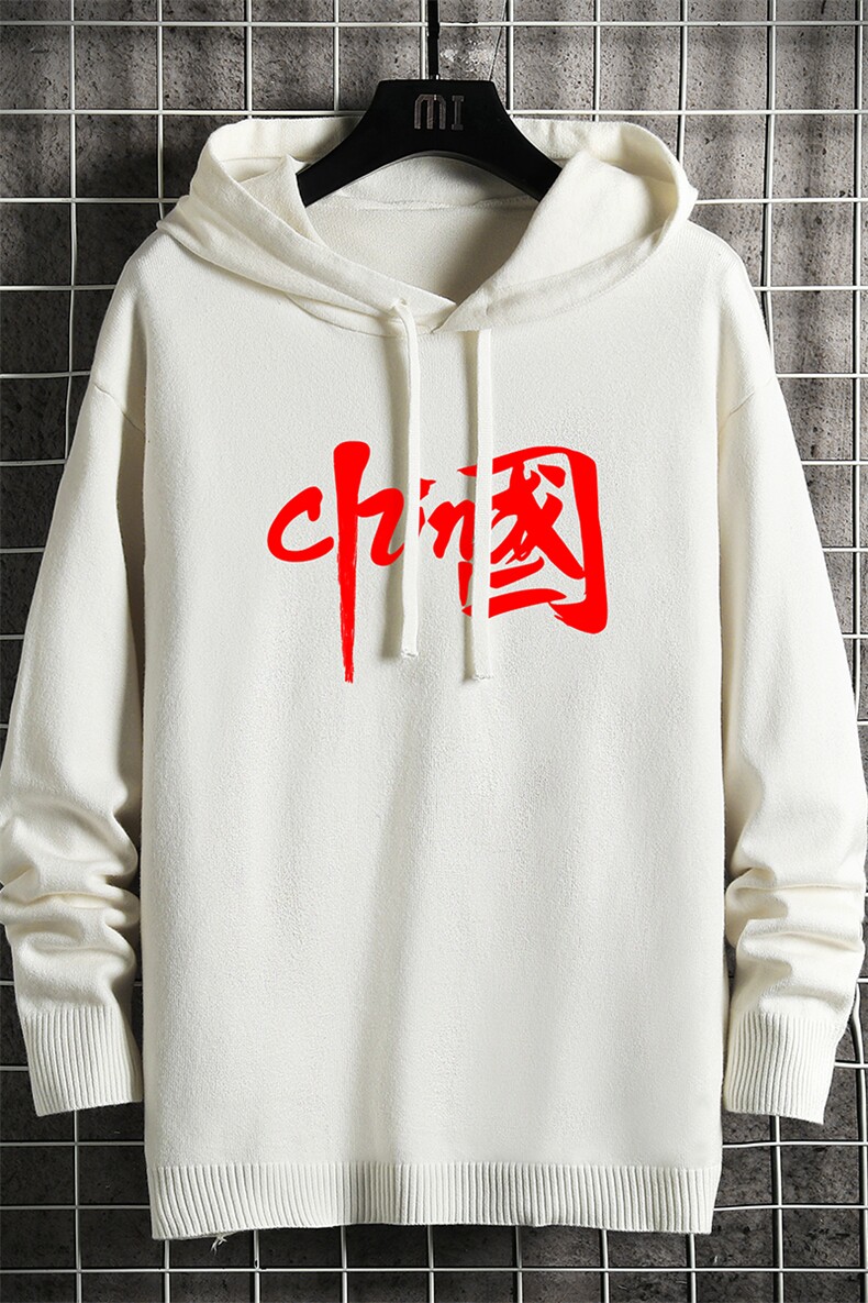 LM68199-P58加绒款-P68连帽毛衣男大码带帽针织衫男毛线衣网格,男装针织衫/毛衣,电商A040A