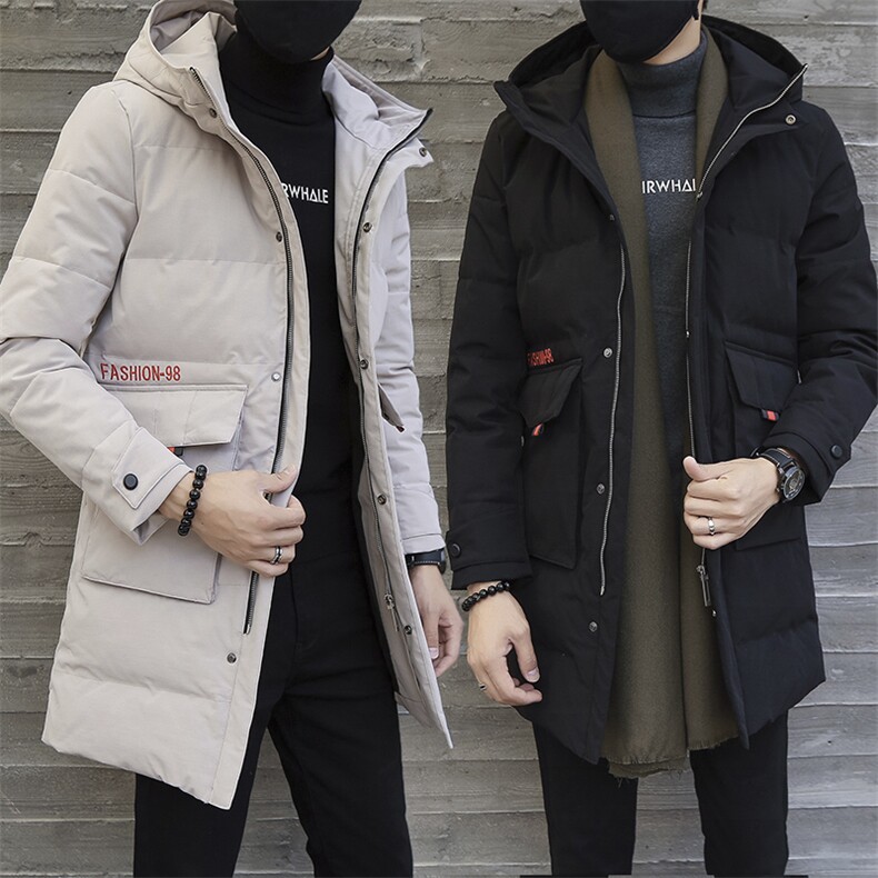 棉衣男加厚羽绒棉服中长款韩版潮流棉袄2021新款冬季DS272T,男装棉衣,电商A102