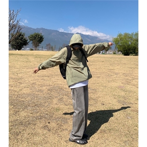 中性风2023 夏季新款宽松遮阳薄款外套防晒服A061-JM1426-P40控58图片