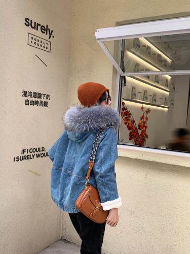 牛仔加绒外套，其它，转角爱尚