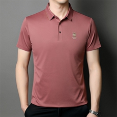 男薄款POLO衫中年男士休闲刺绣夏季新款翻领短袖T恤JD8628-P70，男装Polo衫，星座1105-3