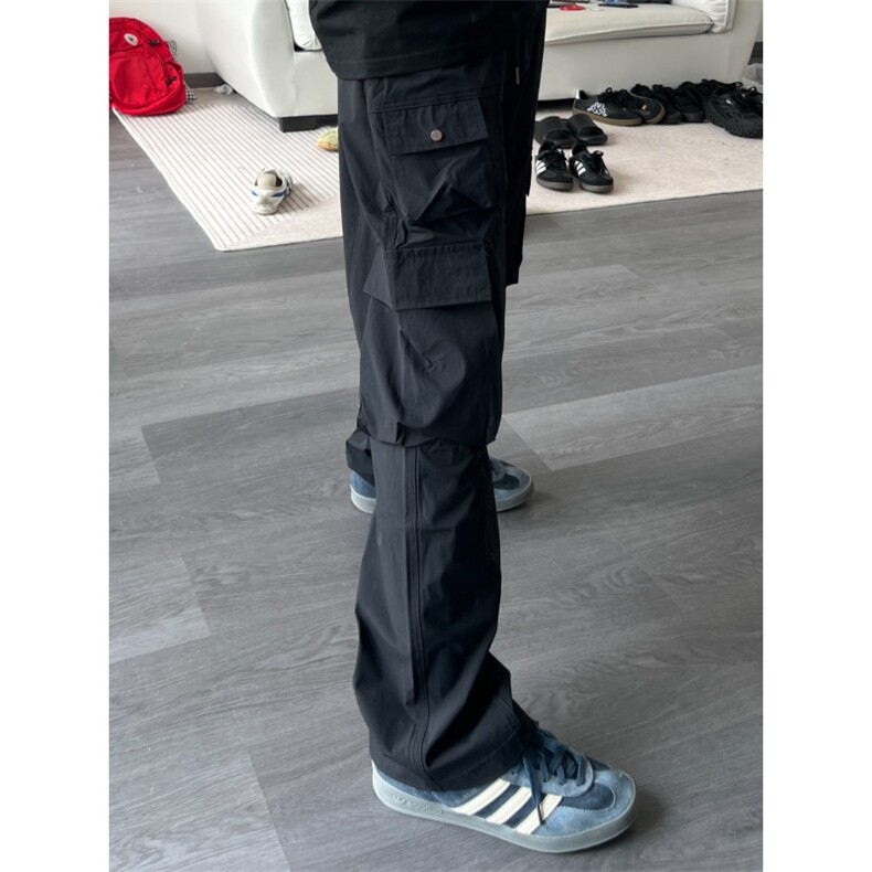【有货】黑色工装裤男款户外登山美式机能冲锋裤KZA139LL-特P43图片