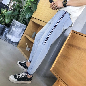 牛仔裤男潮牌日系原宿风直筒宽松28-42码主推5063-836图片