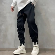 1506-1/KG021/P44冬新款男士潮牌刺绣大码哈伦卫裤宽松束脚男女款，男装休闲裤，星座1506-1