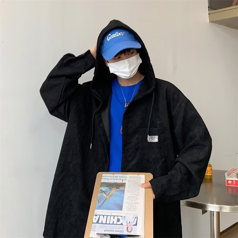 男秋季外套潮牌街头灯芯绒夹克J729P45,男装夹克,星座1116-2
