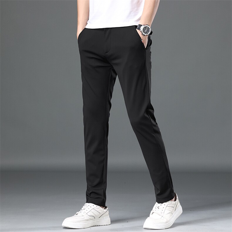 抖音高品质夏季商务休闲百搭四面弹冰丝锦纶面料休闲裤K8856-P45，男装休闲裤，星座815-2