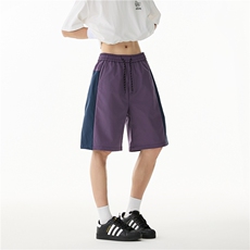 2025夏季新款户外速干拼接撞色宽松短裤B315-K25504-特p25控48，男装休闲裤，电商B315