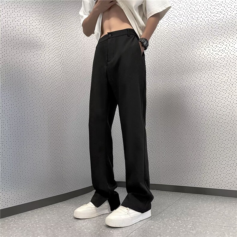 慵懒男潮潮流日系休闲2023九分裤春季西裤ZK40P38图片