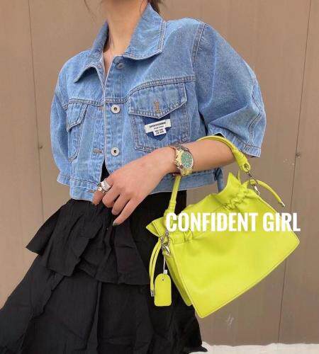 水洗牛仔小外套,女装,cong 聪+