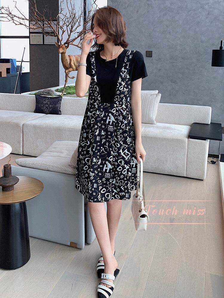 夏装新款，时尚套装、连衣裙，女装套装/套裙，紫锦百艳