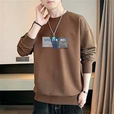 货源现货一件2025春秋男士印花圆领休闲卫衣大码F200，男装卫衣，星座1816-2（原1210–2）