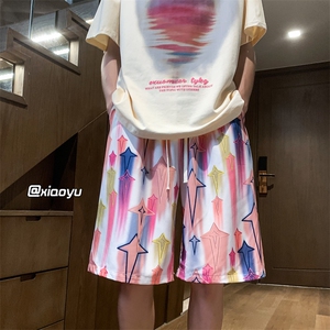 XZ616 夏季新款坠星冰丝裤休闲沙滩裤 TY875 P25控39图片