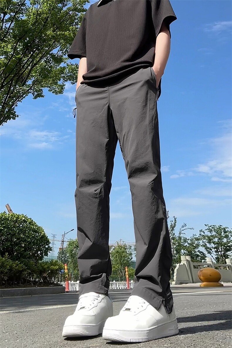 复合版本新款户外登山侧拉链大码直筒休闲裤男K59551-特P50控98,男装休闲裤,电商A001-1