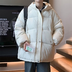 棉服外套男韩版潮流加厚冬季帅气连帽2024新款ins棉衣MF204-P83，男装棉衣，星座412-3