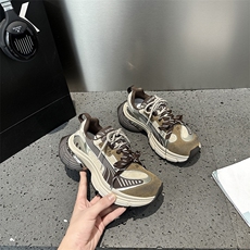厚底老爹鞋女2025春新款百搭休闲舒适增高运动鞋，女鞋休闲鞋，电商A223