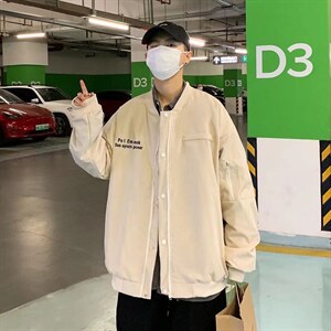 潮流夹克潮男春季棒球领双层飞行夹克HY09P60，男装夹克，星座1116-2