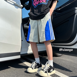 XZ616 夏季新款速干伞兵裤三条杠拼接休闲裤 TY2508 特P25控48图片