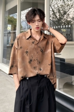 潮男单品两色衬衫A071-T18-P38，男装衬衫，电商A071