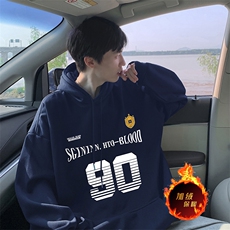 抖音得物供货可提供视频秋冬重磅美式宽松连帽卫衣DL2095，男装卫衣，电商A486