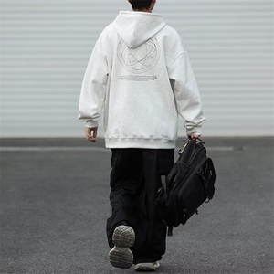 重磅卫衣男女生春秋冬季2024新款美式连帽上衣服外套潮牌YW15/P60图片