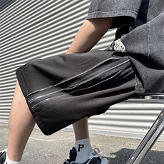 K52-P33夏季宽松型ins时尚潮牌五分裤，男装休闲裤，星座1501-1