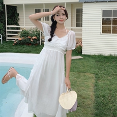 新款，白色连衣裙B081-4728-P135-K198，女装连衣裙，浙宝276（原081）