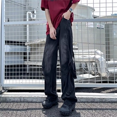 2024美式牛仔裤男款直筒长裤潮KU01P50，男装牛仔裤，星座1116-2
