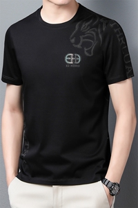 KLSB8328男士2023年夏季新款百搭水洗T恤衫男短袖休闲体恤P58图片