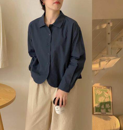 韩系秋款简约衬衫，女装衬衫，Here Bella(5F)