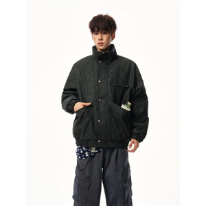 新款棉服PU加棉加厚2025冬季新品P118图片
