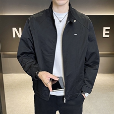 立领男夹克2025秋款店主风纯色休闲上衣男外套潮B317/7288/P115，男装夹克，电商B317