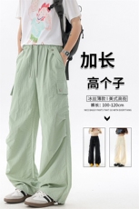 高个子加长冰丝薄款工装裤男夏季190cm115冲锋伞兵登山裤KZ055P50，男装工装外套，电商B312