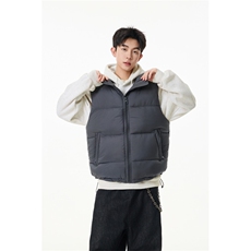 90%绒新标有报告短款宽松羽绒服马甲上衣Y981/P210现货，男装羽绒服，星座202
