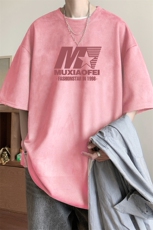 量大优可提供视频2024夏麂皮绒短袖T恤HD019-1-LPT2451-P20，男装T恤，电商019-1