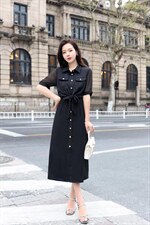 现货新款夏装连衣裙，女装连衣裙，伊丽叶