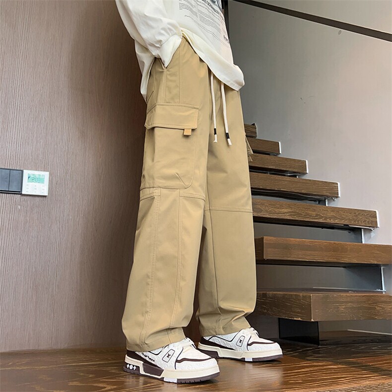 217-K12-P45加绒P55防水工装休闲男大码冲锋裤子,男装工装外套,星座217-2