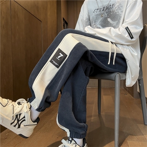 数据款K77批50控68 秋季新款休闲裤男宽松束脚卫裤男长裤子图片