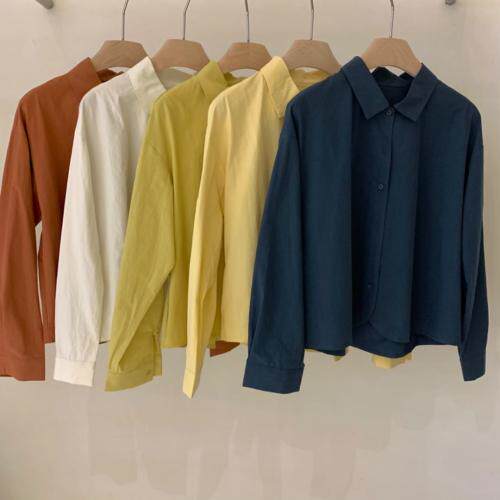 韩系秋款简约衬衫，女装衬衫，Here Bella(5F)