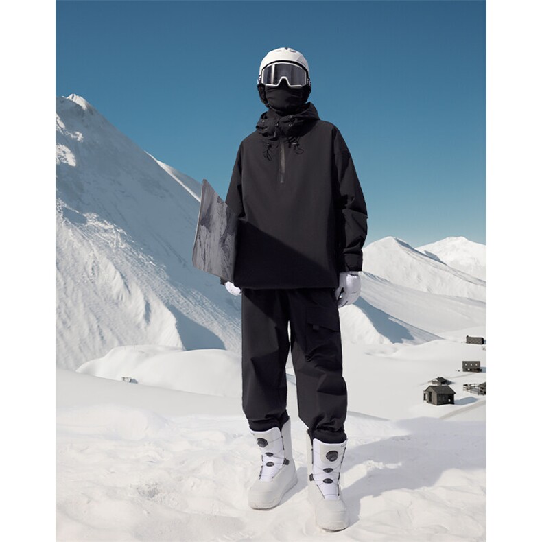 冬季防风防水单板双板男女同款大码运动滑雪服衣裤套装TZ033-P220，男装休闲套装，电商A001-1