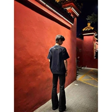 原版钉珠刺绣纯棉短袖ZX0299-P38，男装T恤，星座313A(原308A-2)