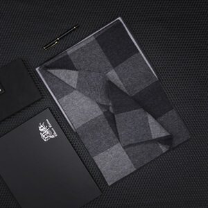 H1045冬圣诞礼品韩版保暖加厚围脖礼盒装精品山羊绒男士围巾图片