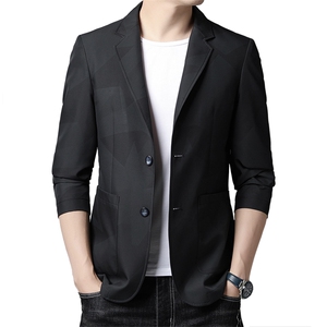 西服男2023春季新款中青年男士西装外套商务休闲潮流便服单西上衣图片