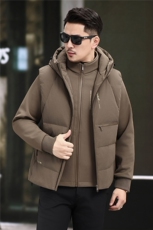 一衣三穿短款羽绒服新款中青年男士脱卸羽绒马甲90绒子羽绒服，男装羽绒服，钱塘723