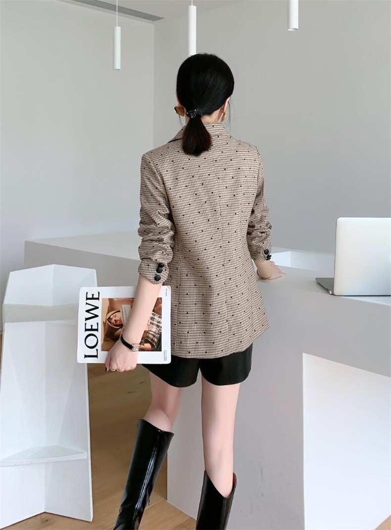 秋款小爱心西装，女装西装，千格万姿