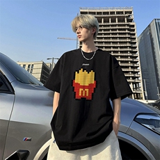 240g美式重磅短袖T恤FSDX246M-5XL特批25无差价控48，男装T恤，电商B219B