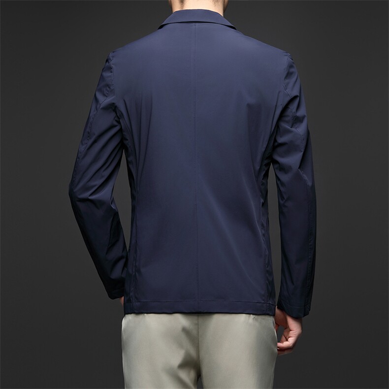 D33729秋冬新款男士西服薄款商务休闲男装外套轻薄通勤外衣,男装西服,电商B360